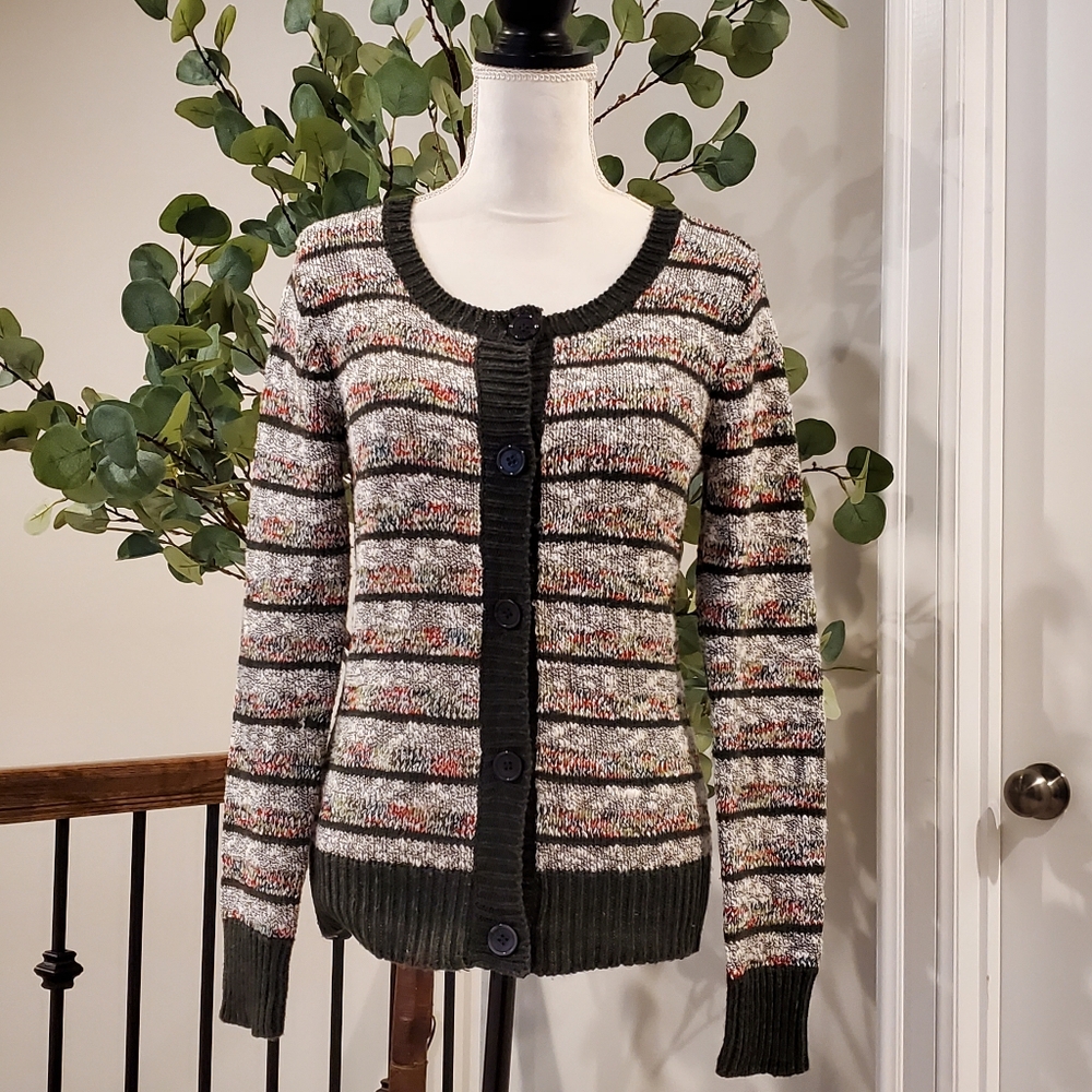 TULLE Button Up Sweater